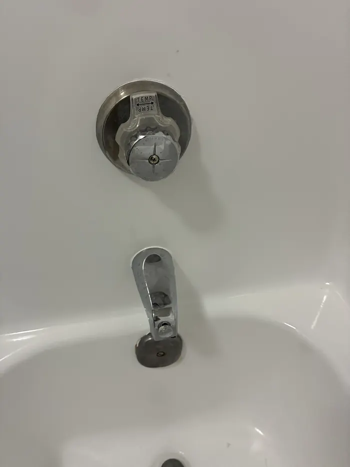 Bathtub faucet repair